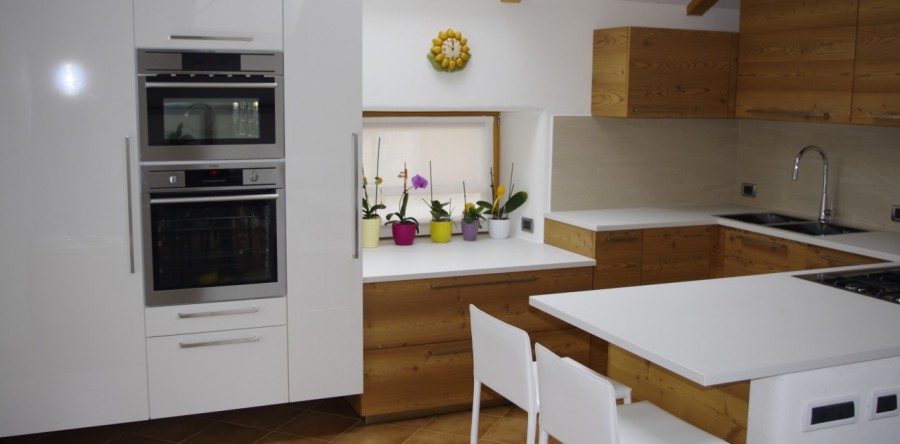 Cucina rustica e moderna